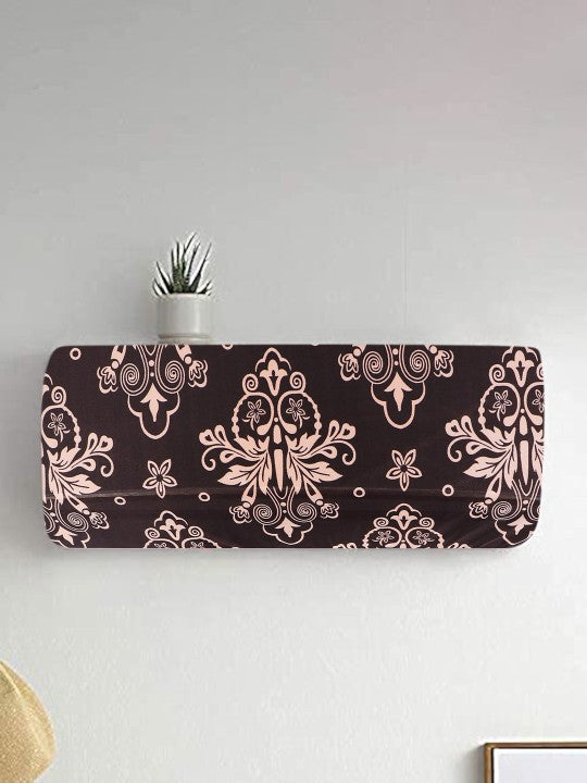 Black Brocade - Dustproof & Machine Washable AC Cover