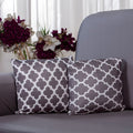 Dustproof, Waterproof & Machine-Washable Cushion Covers - Grey Diamond
