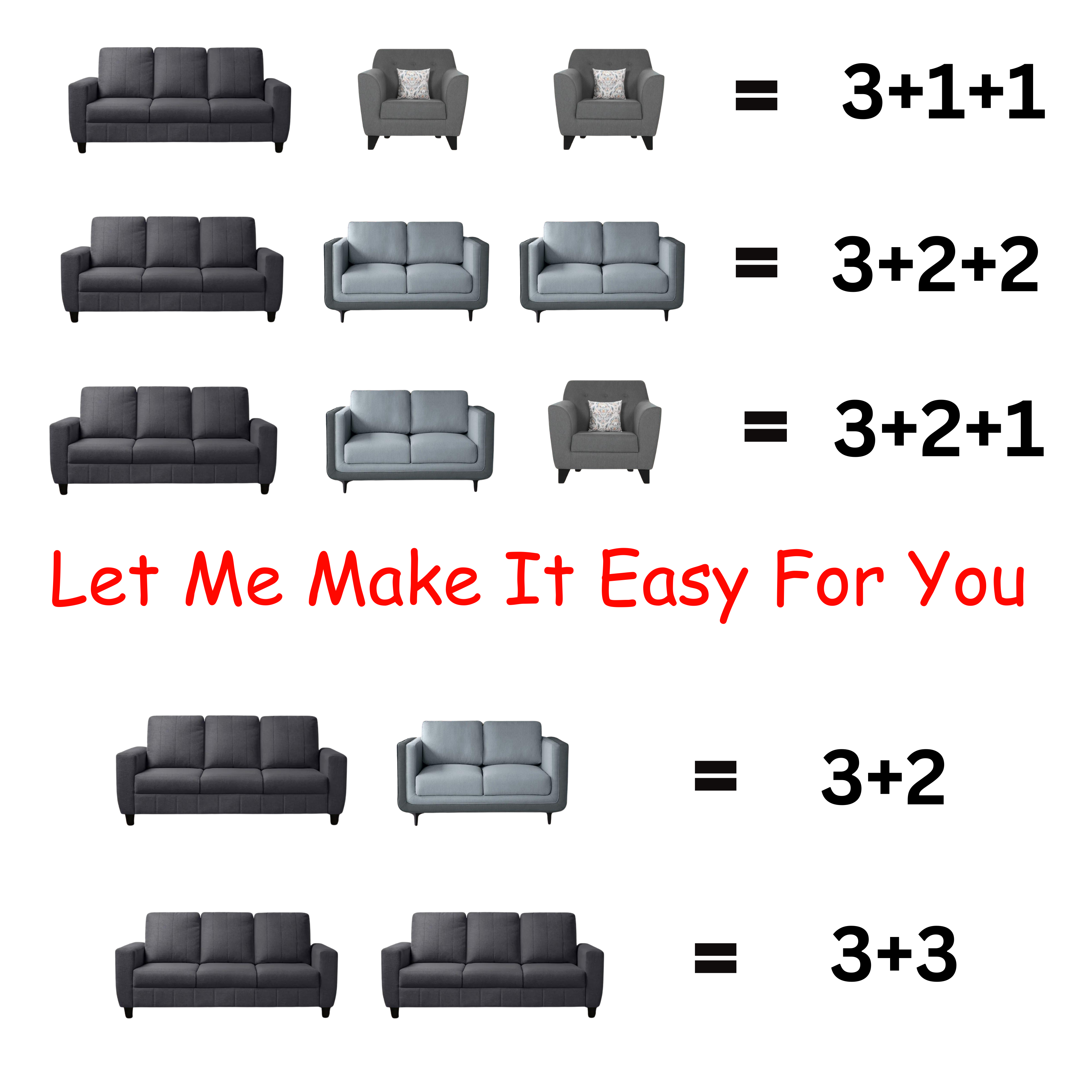 Cross Blue - Exclusive Stretchable Sofa Cover