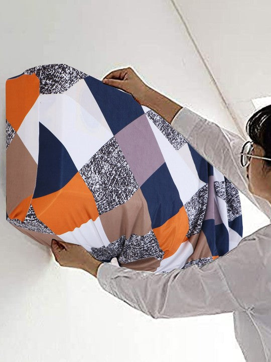 Black Brocade - Dustproof & Machine Washable AC Cover