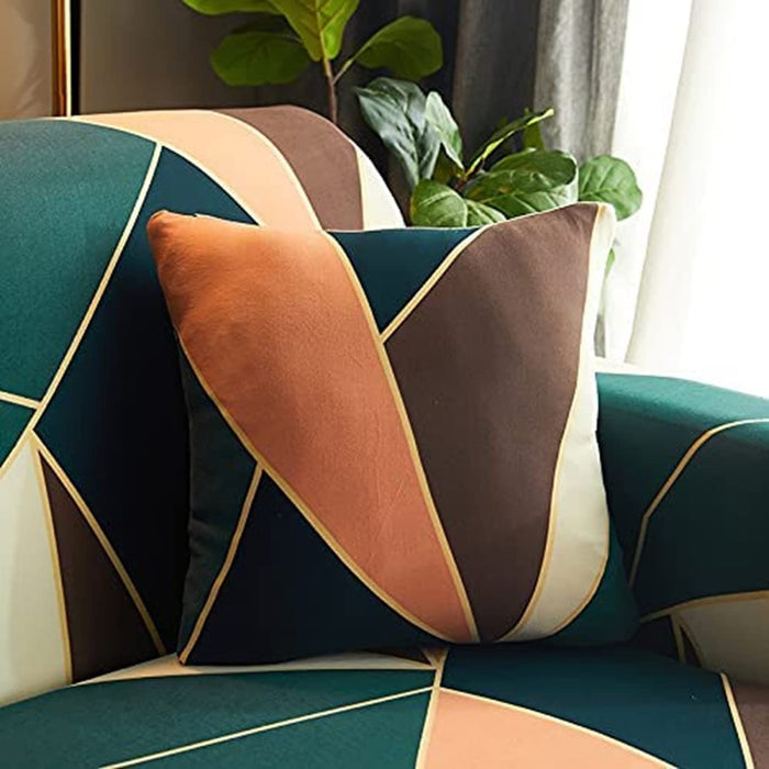 Dustproof, Waterproof & Machine-Washable Cushion Covers - Peach Prism