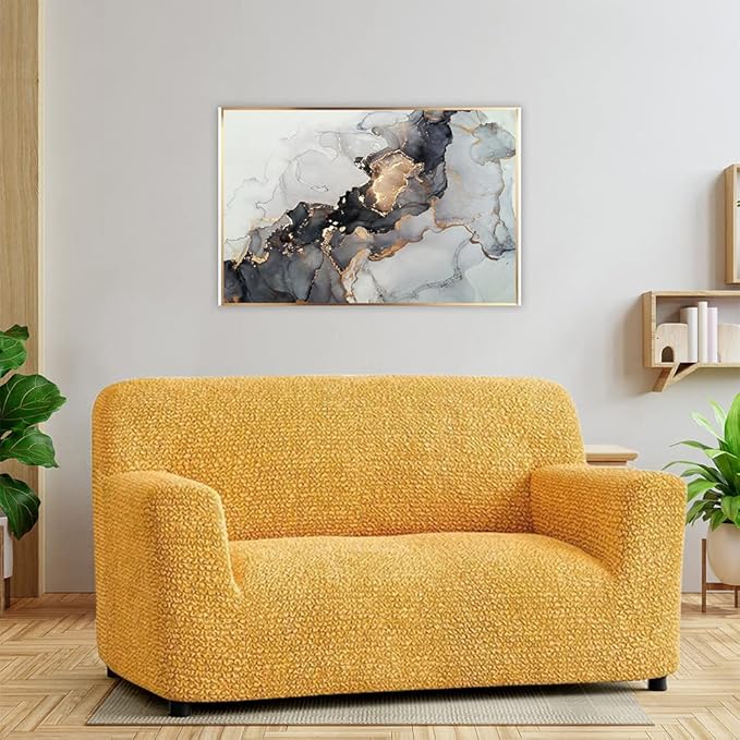 Bouncy Cappuccino Sofa Cover - Dustproof Water-Proof Streachable - Microfibra Collection (Copy)