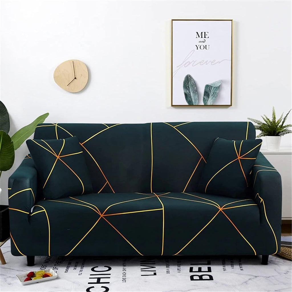 Prism Gold - Exclusive Stretchable Sofa Cover