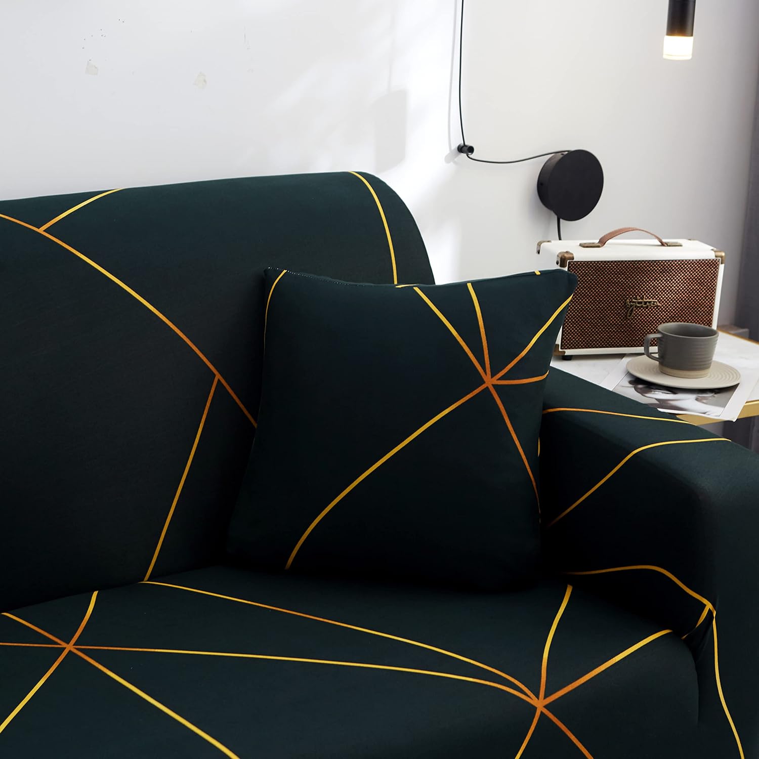Prism Gold - Exclusive Stretchable Sofa Cover