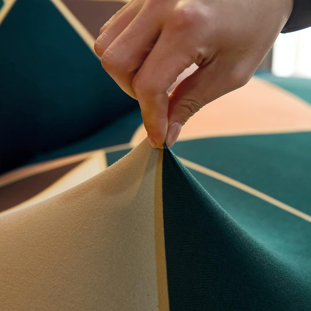 Peach Prism - Exclusive Stretchable Sofa Cover