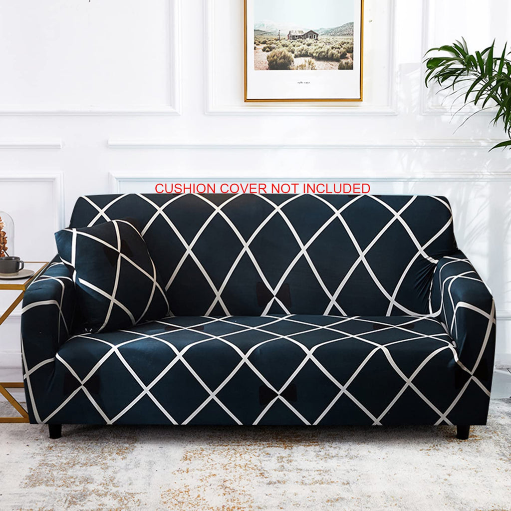 Cross Blue - Exclusive Stretchable Sofa Cover