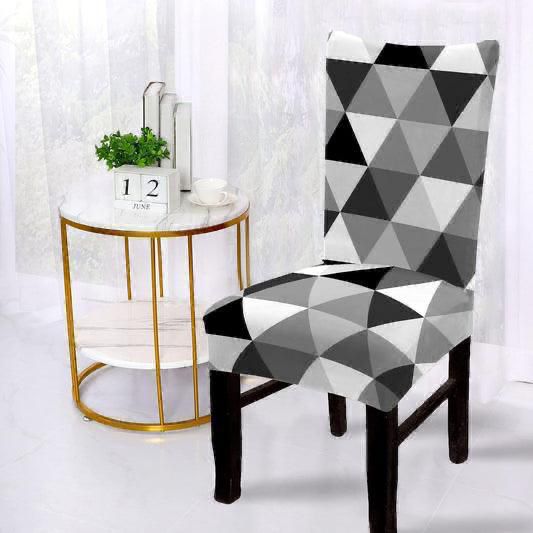 Black Prism Chair Covers - Stretchable, Dustproof, Water Resistant & Machine Washable