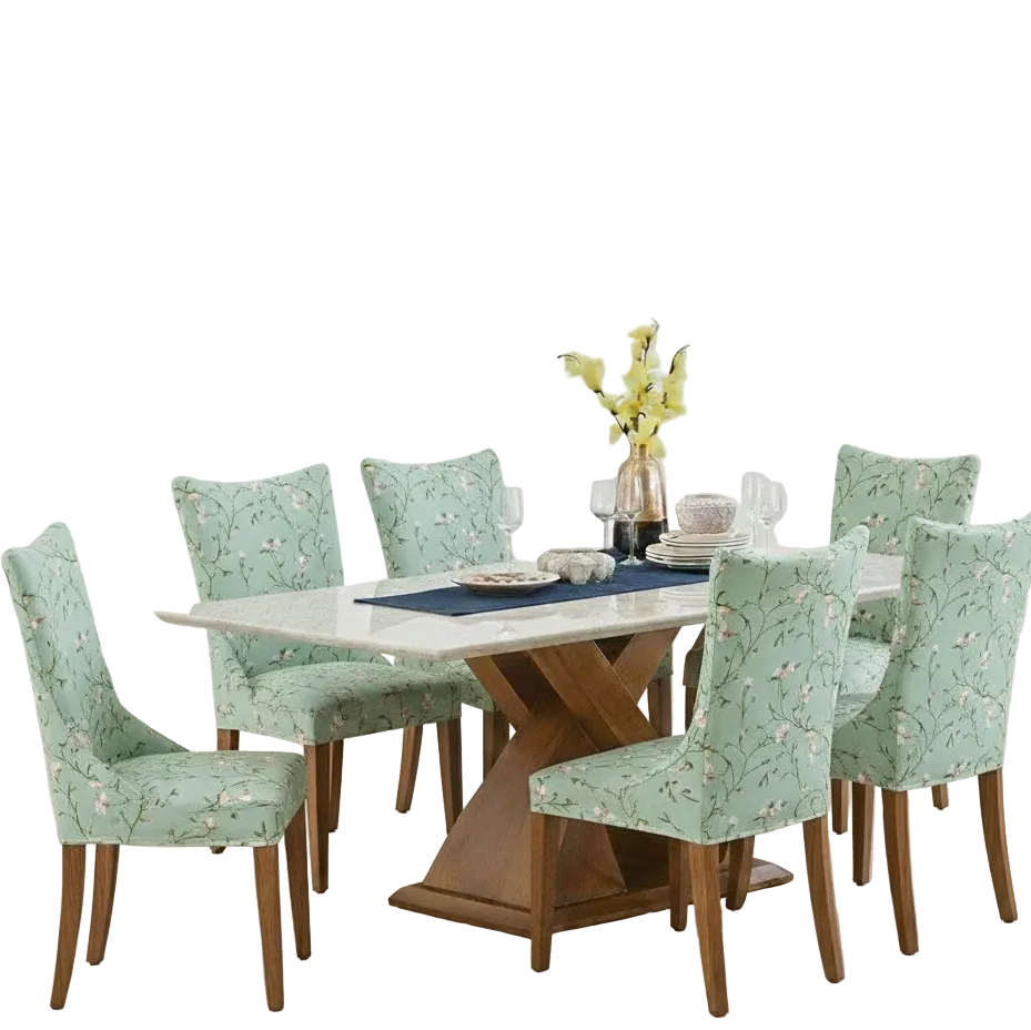 Maharaja Chair Cover - Pastol Green Forest Dustfree, Stain Free, Water Resistance & Machine Washable