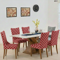 Maharaja Chair Cover - Red Diamond Dustfree, Stain Free, Water Resistance & Machine Washable