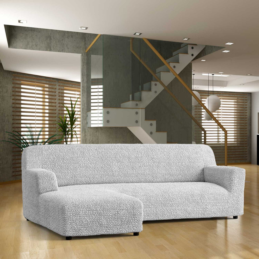 Bouncy Grey Sofa Cover - Dustproof Water-Proof Streachable - Microfibra Collection