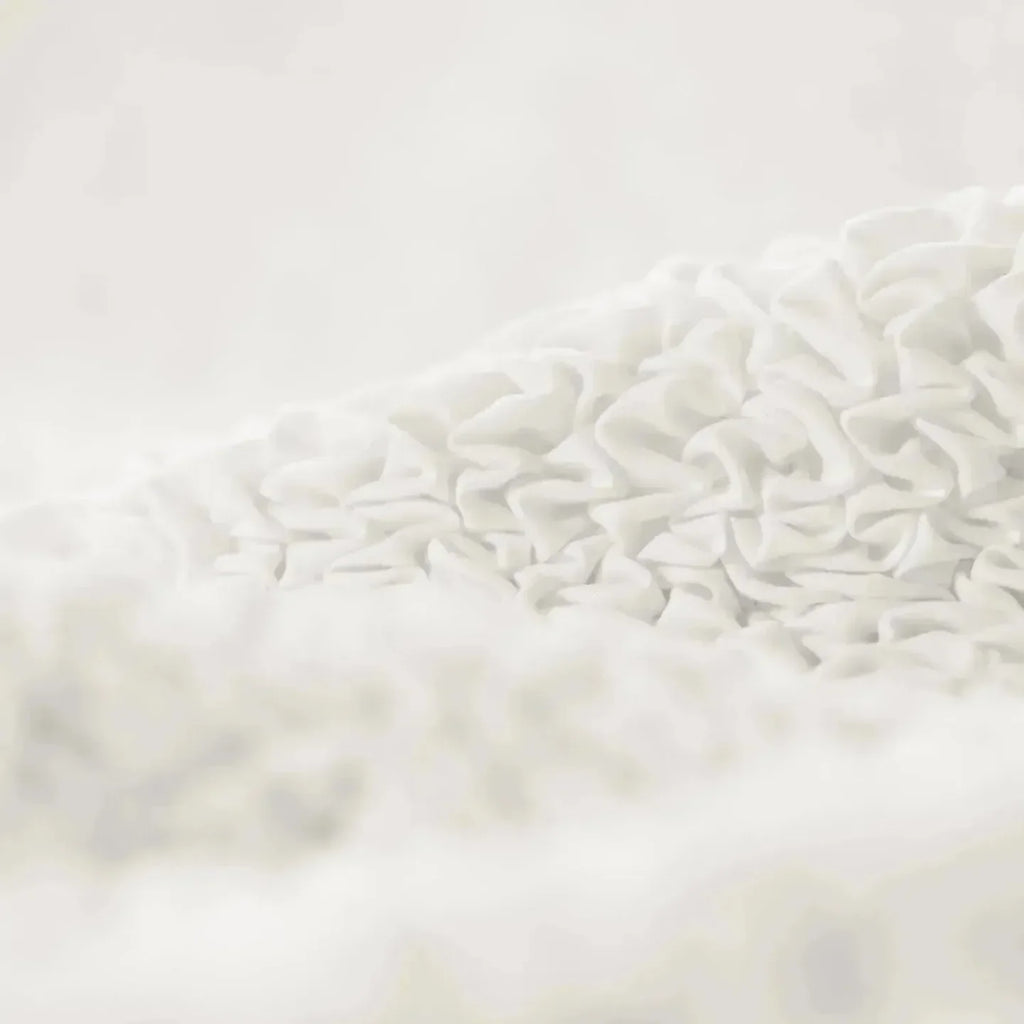 Bubble White Chair Cover - Fit For All Size Office Chair Slipcover, Microfibra Collection