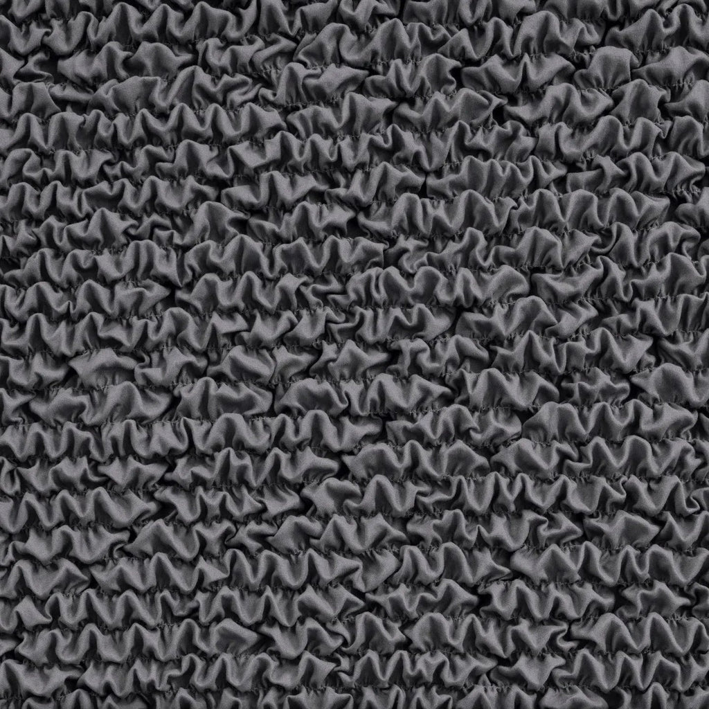 Grey Solid - Corner Sofa Slipcover, Microfibra Collection