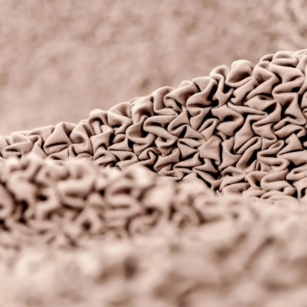 Bubble Blush Taupe Chair Cover - Fit For All Size Office Chair Slipcover, Microfibra Collection