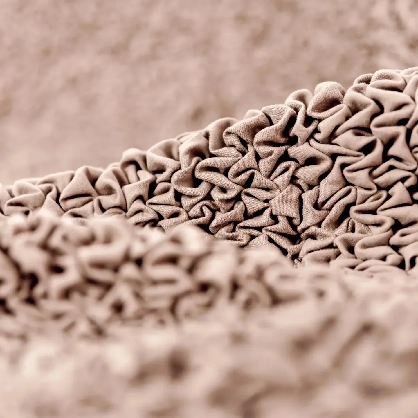 Bubble Blush Taupe Chair Cover - Fit For All Size Office Chair Slipcover, Microfibra Collection