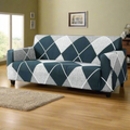 Checkerplaid Blue - Exclusive Stretchable Sofa Cover