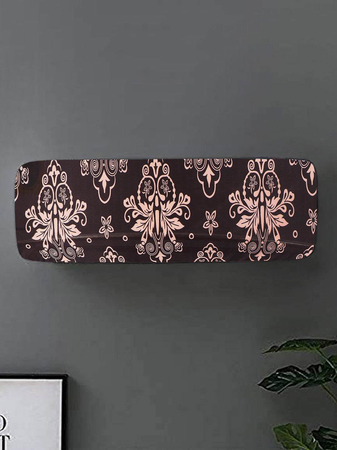 Black Brocade - Dustproof & Machine Washable AC Cover