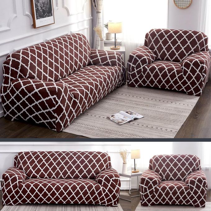 Maroon Diamond - Exclusive Stretchable Sofa Cover