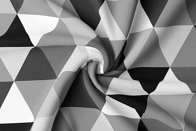 Black Prism Chair Covers - Stretchable, Dustproof, Water Resistant & Machine Washable